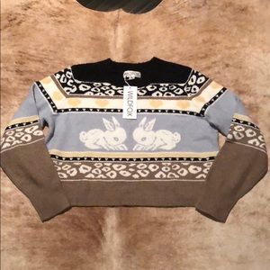 Wildfox -Bunny Fair Isle Peak Sweater